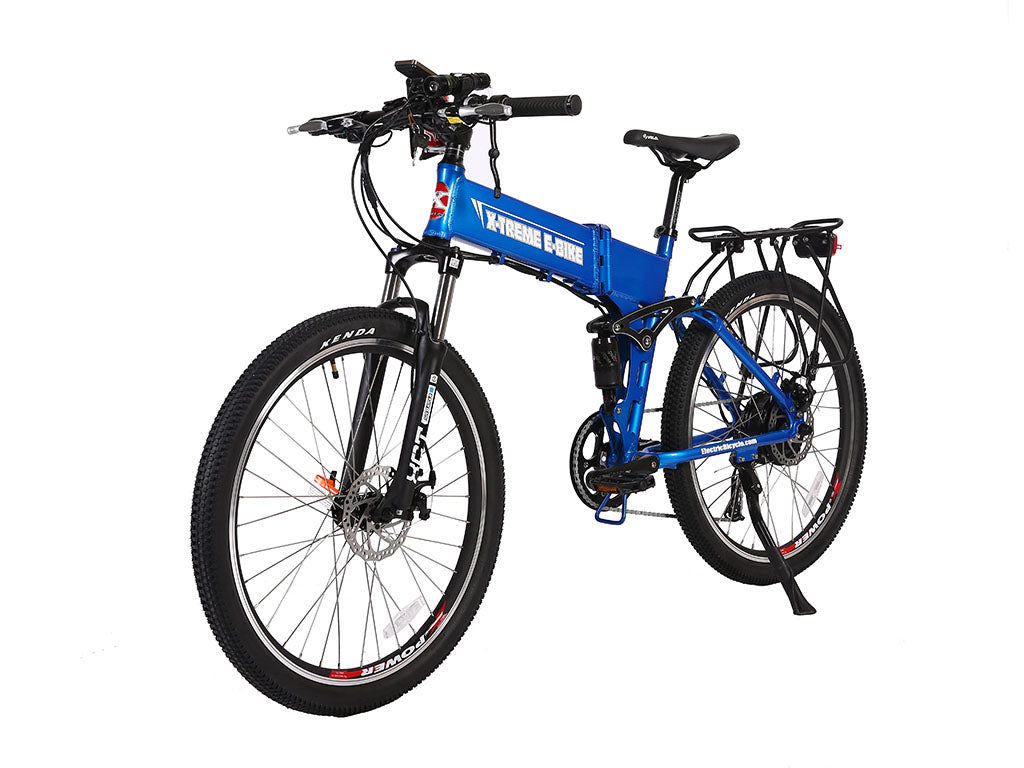x treme electric bicycle X-Treme Baja 48 Volt Folding Electric Mountain Bicycle