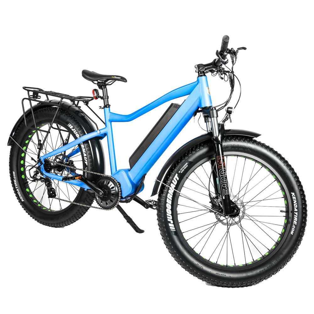 EUNORAU 26" Fat Tire Model FAT-HD 1000W E-Bike(BLUE)