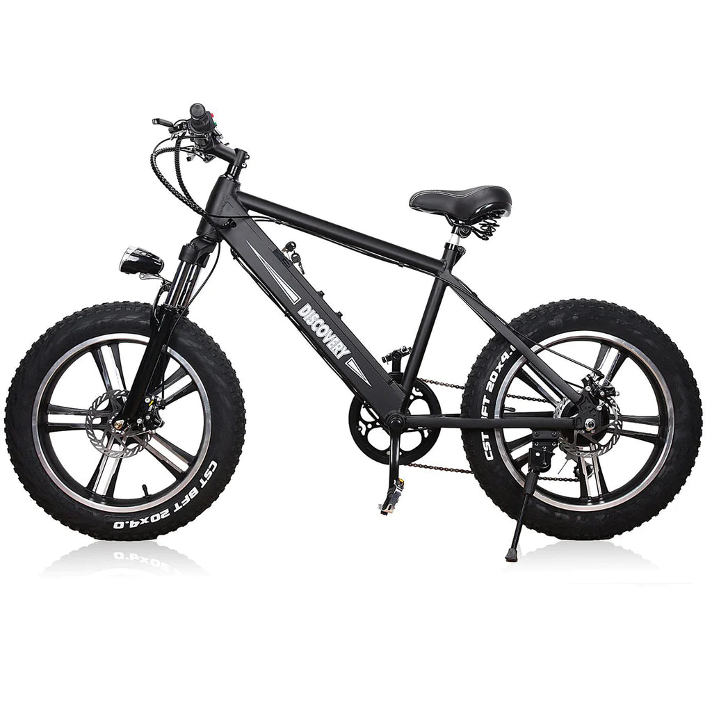 NAKTO-ELECTRIC FAT TIRE BIKE Discovery- BLACK