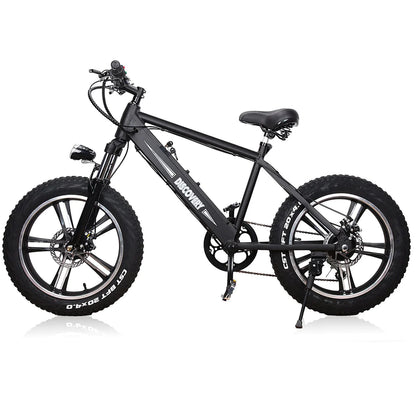 NAKTO-ELECTRIC FAT TIRE BIKE Discovery- BLACK