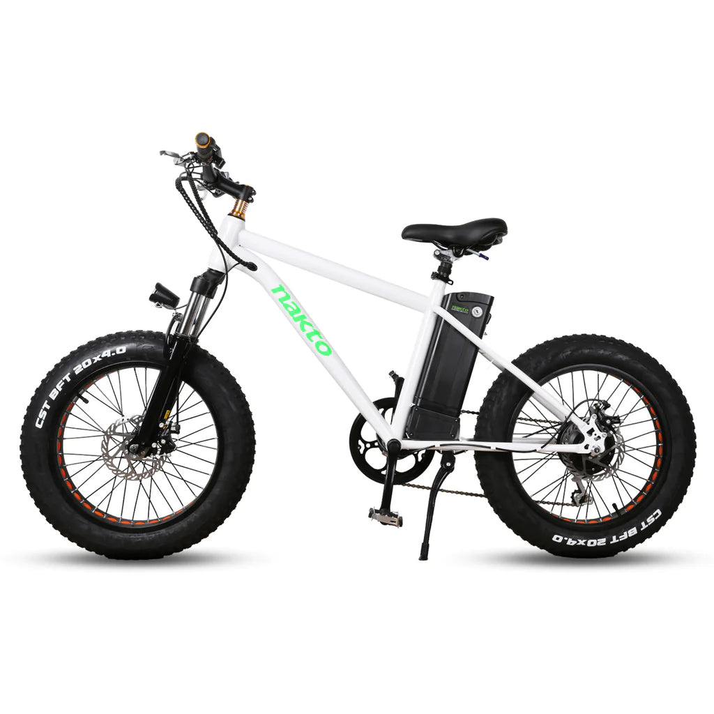 NAKTO-ELECTRIC FAT TIRE BIKE MINI CRUISER