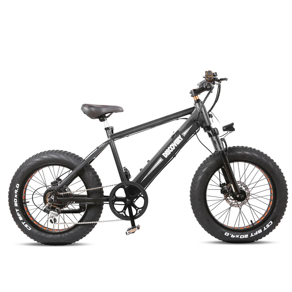 NAKTO-ELECTRIC FAT TIRE BIKE Discovery- BLACK