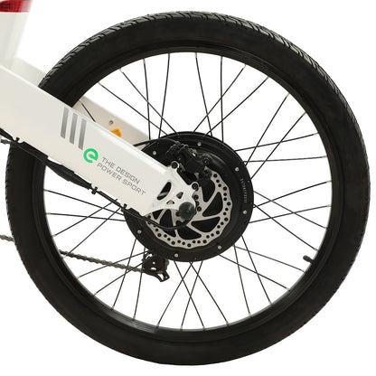 Ecotric Seagull Electric Mountain Bicycle - White