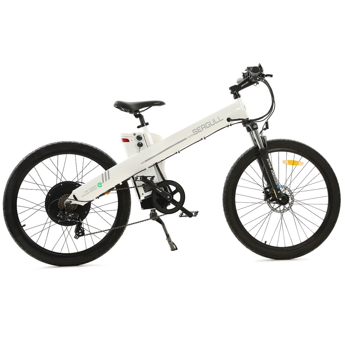 Ecotric Seagull Electric Mountain Bicycle - White