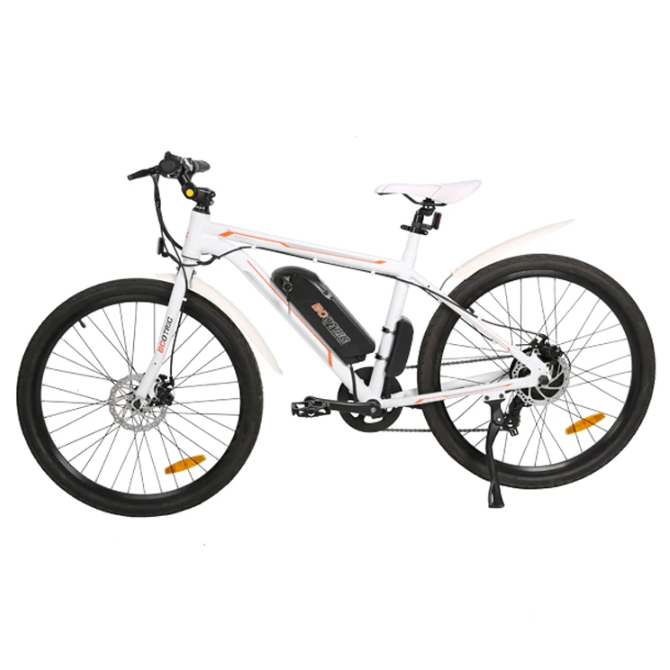 Ecotric Vortex Electric City Bike - White