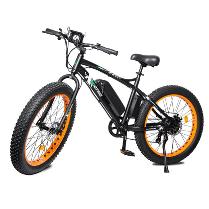 Ecotric Fat Tire Beach Snow Electric Bike-Orange