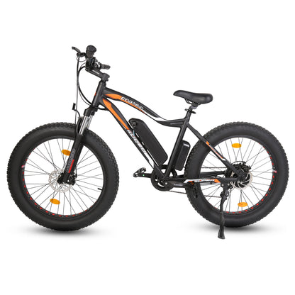 Ecotric Rocket Fat Tire Beach Snow Electric Bike - Matt Black