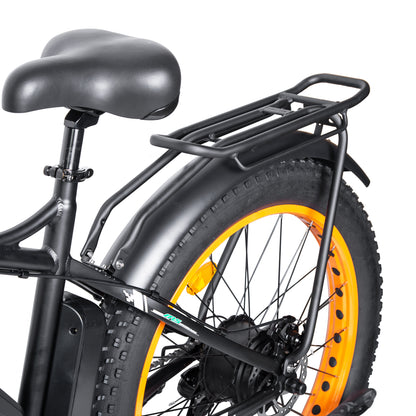 Ecotric Fat Tire Beach Snow Electric Bike-Orange