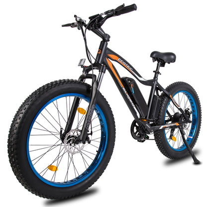 Ecotric Rocket Fat Tire Beach Snow Electric Bike - Blue