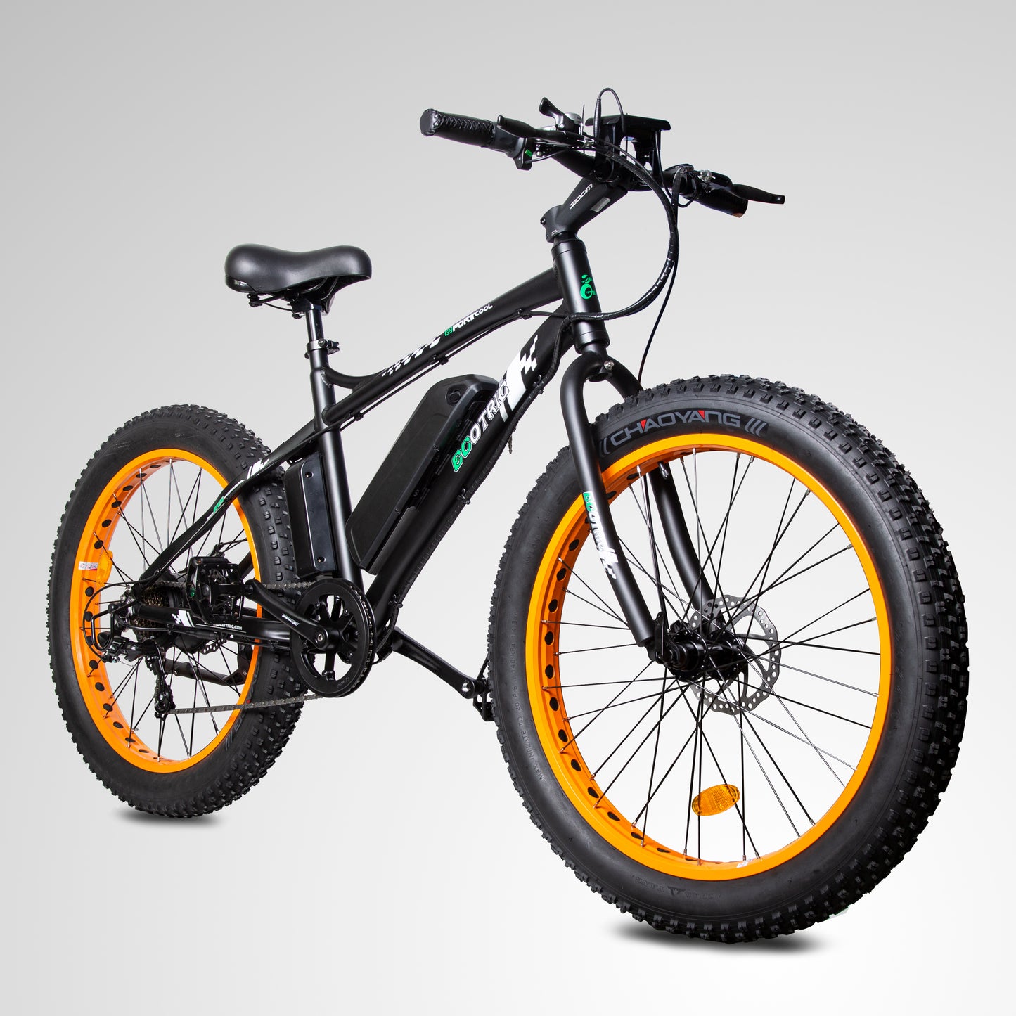 Ecotric Fat Tire Beach Snow Electric Bike-Orange