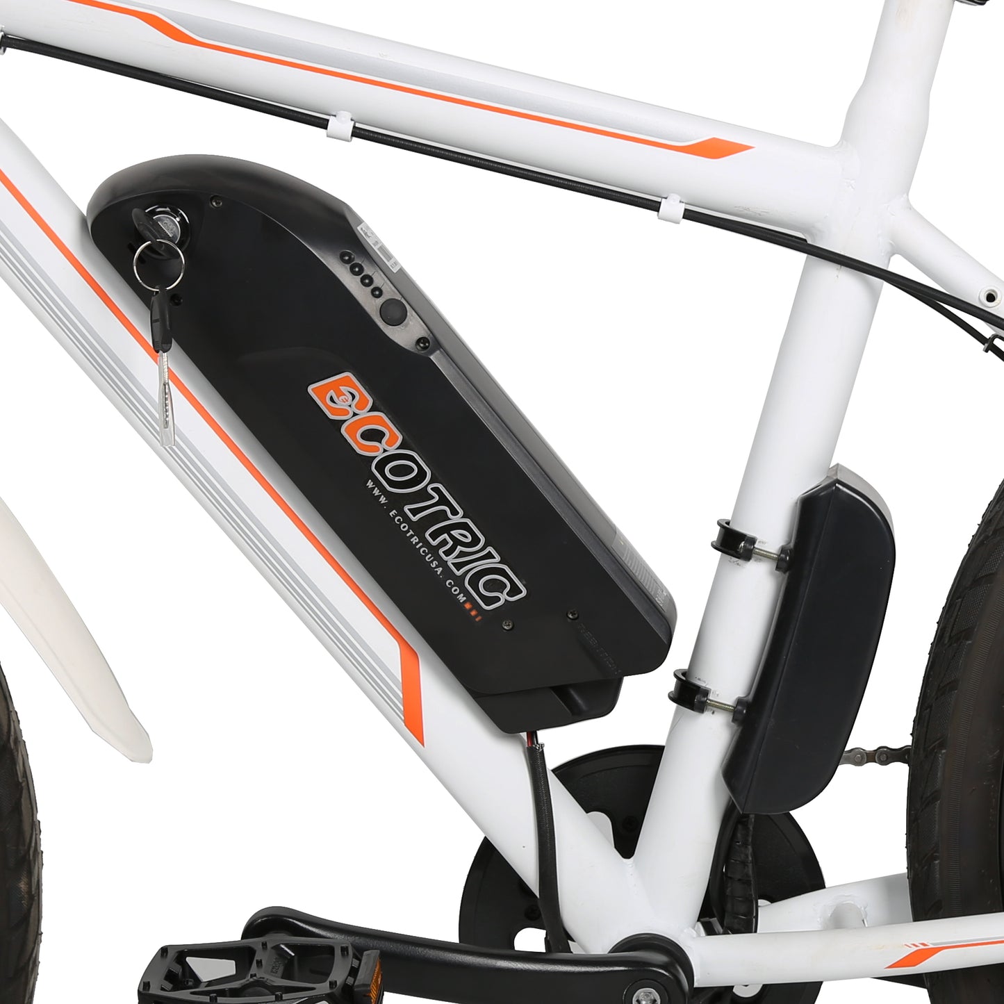 Ecotric Vortex Electric City Bike - White