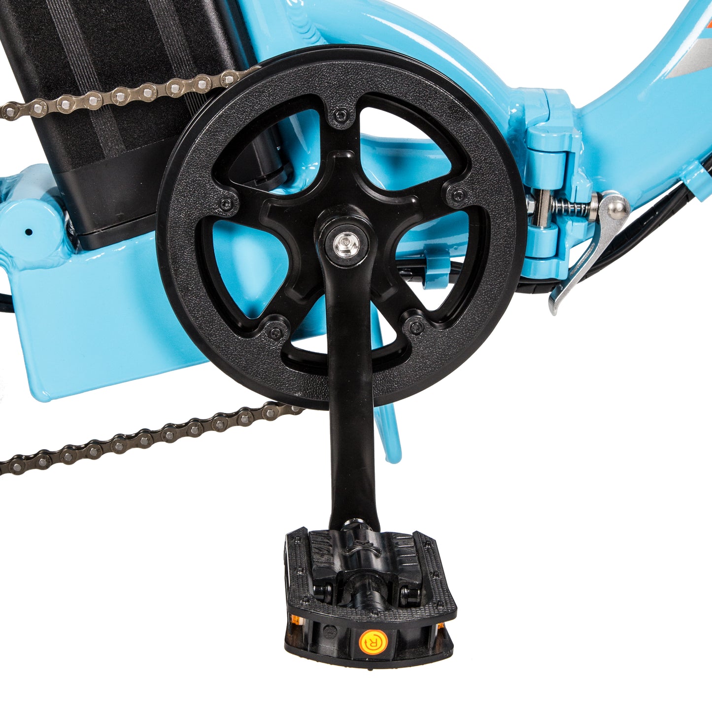 Ecotric Starfish 20inch portable and folding electric bike - Blue