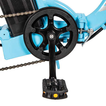Ecotric Starfish 20inch portable and folding electric bike - Blue