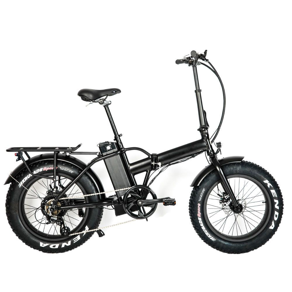 EUNORAU 20" Fat Tire Model E-FAT -MN E-Bike(BLACK)