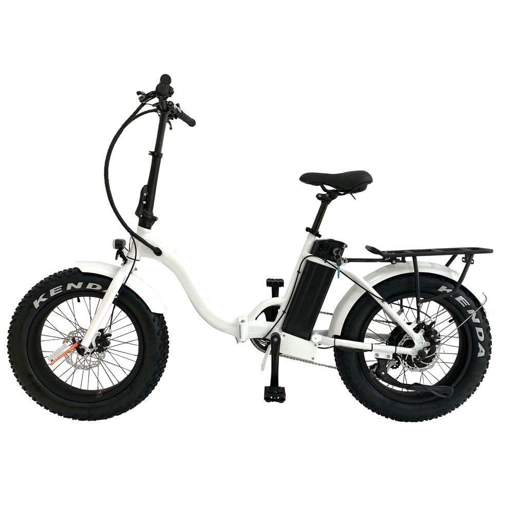 EUNORAU 20" Fat Tire Model E-FAT-STEP E-Bike(WHITE)