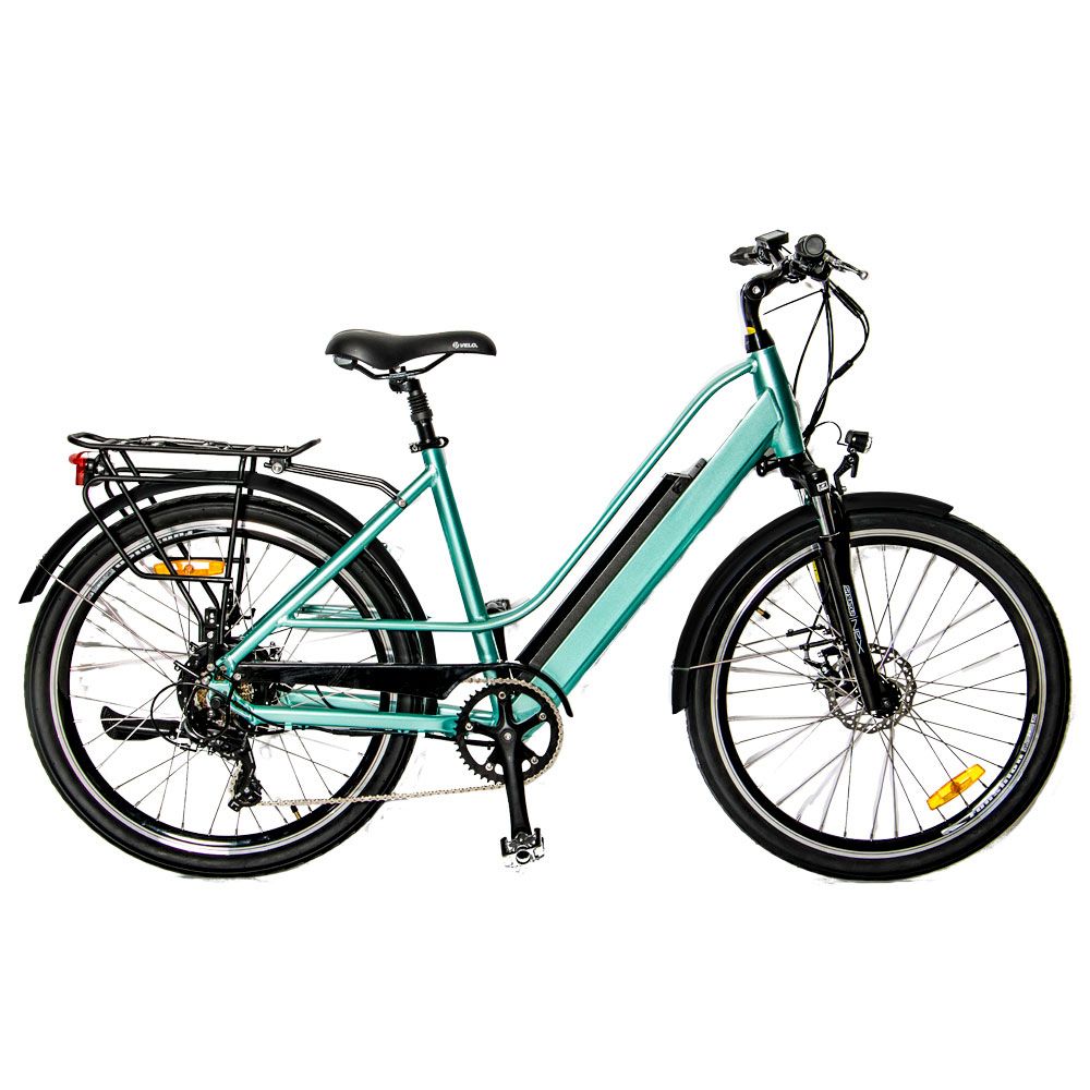 EUNORAU 26"City Model E-TORQUE E-Bike(GREEN)