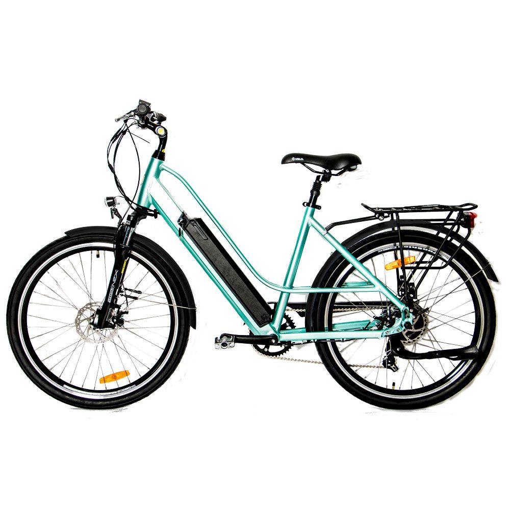 EUNORAU 26"City Model E-TORQUE E-Bike(GREEN)