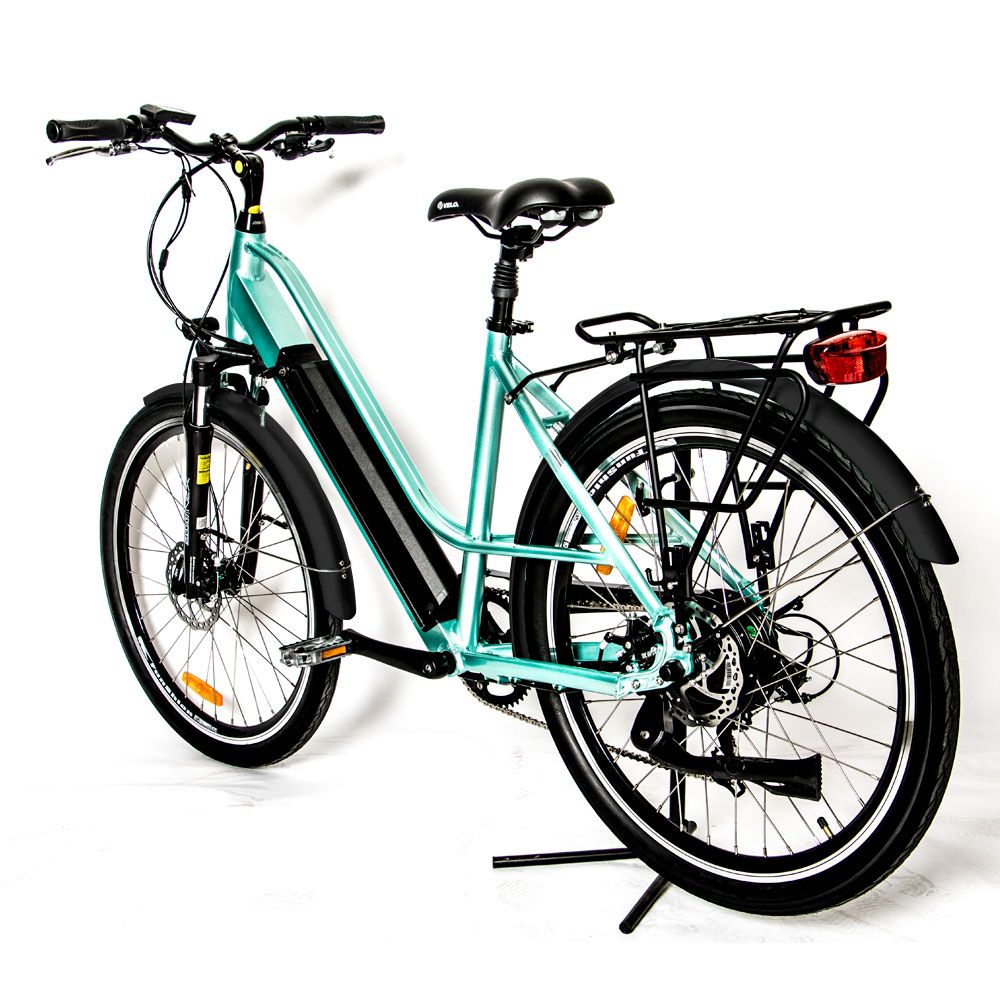 EUNORAU 26"City Model E-TORQUE E-Bike(GREEN)