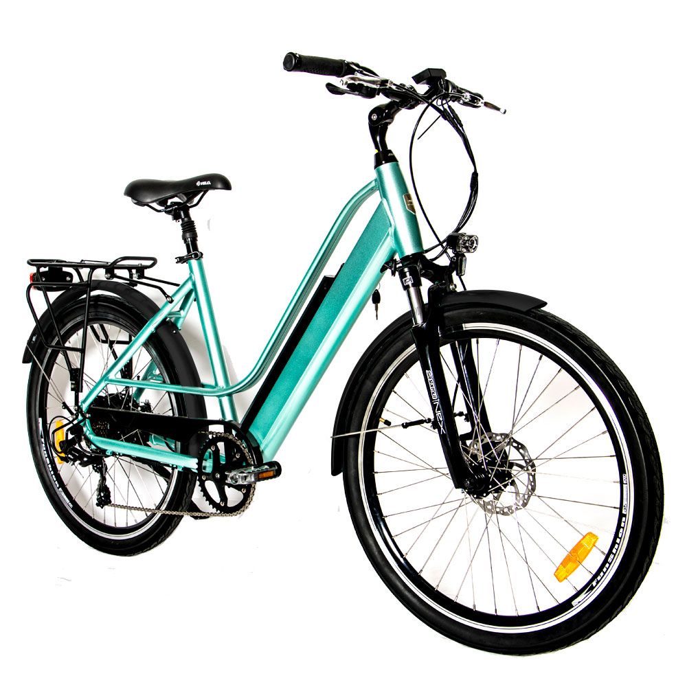 EUNORAU 26"City Model E-TORQUE E-Bike(GREEN)