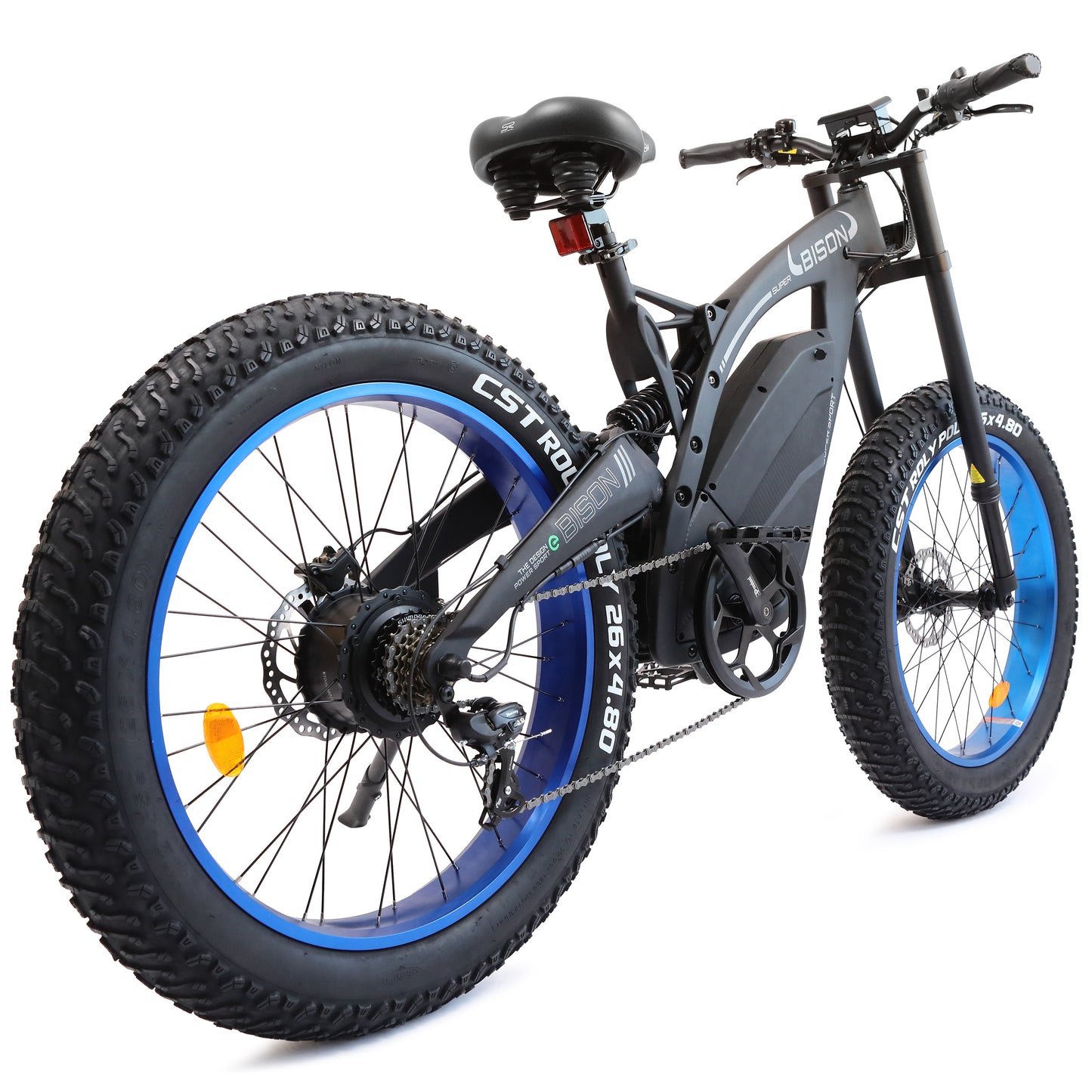 Ecotric Fat Tire ebike Bison-Matt Black