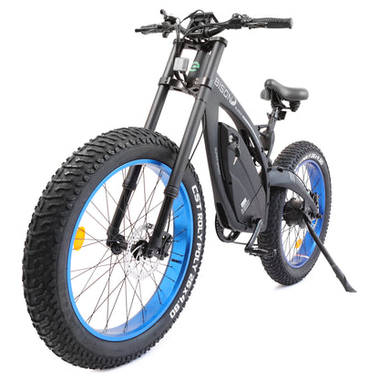 Ecotric Fat Tire ebike Bison-Matt Black