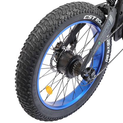 Ecotric Fat Tire ebike Bison-Matt Black