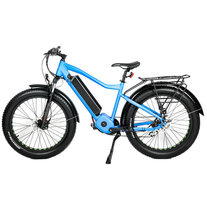 EUNORAU  26" Fat Tire Model FAT-HD 1000W  E-Bike(BLUE)