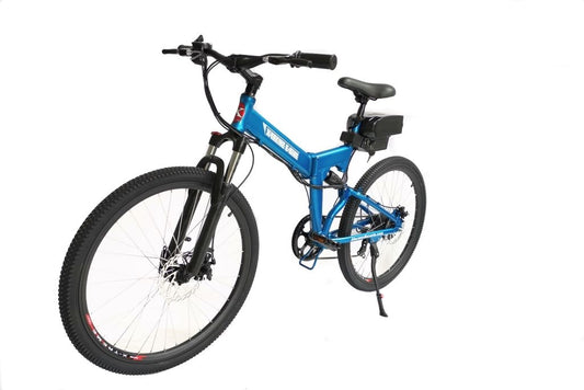 X-Treme XC-36V Folding Mountain E-Bike Metallic Blue