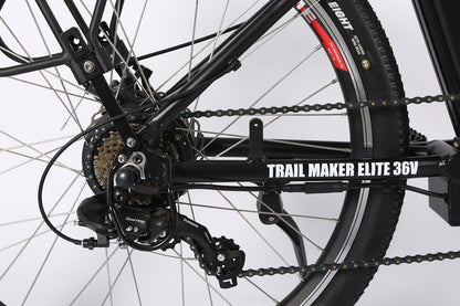 X-Treme Trail Maker Elite Max 36V Mountain E-Bike Black