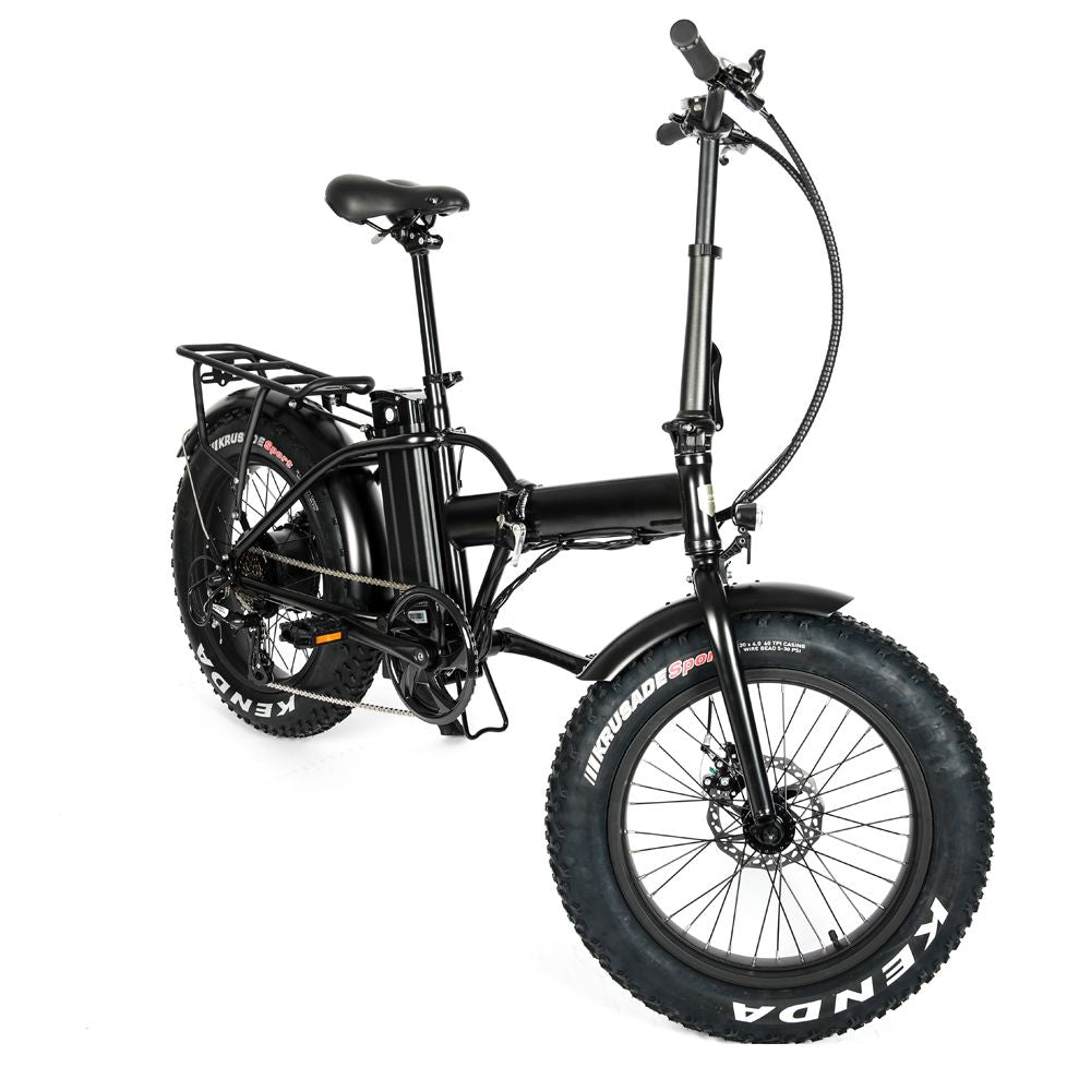 EUNORAU 20" Fat Tire Model E-FAT -MN E-Bike(BLACK)