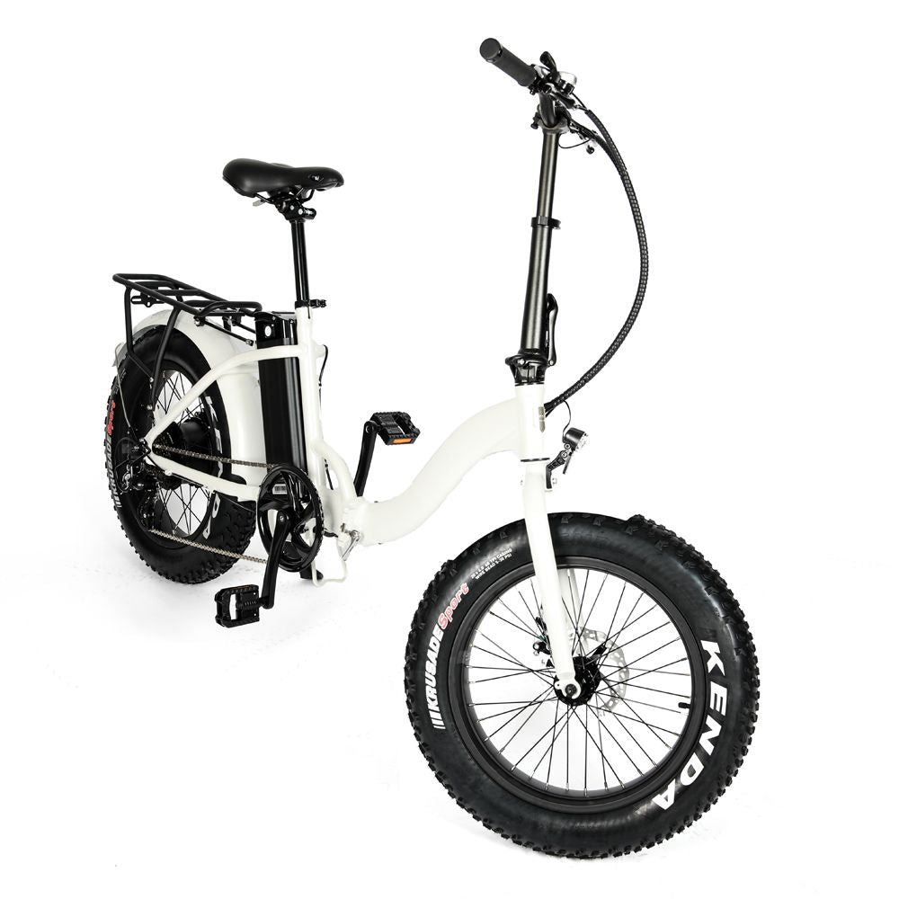 EUNORAU 20" Fat Tire Model E-FAT-STEP E-Bike(WHITE)