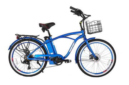 X-Treme Newport  Beach Elite  24V  E-BIKE METALLIC BLUE