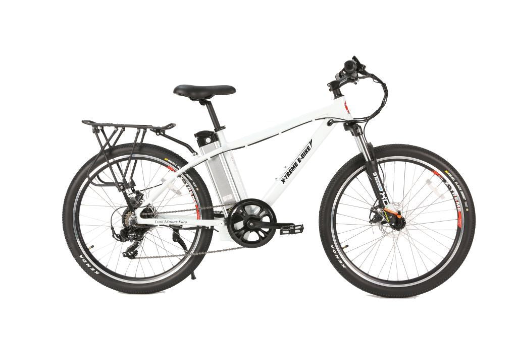 X-Treme Trail Maker Elite 24V   E-Bike Metallic White