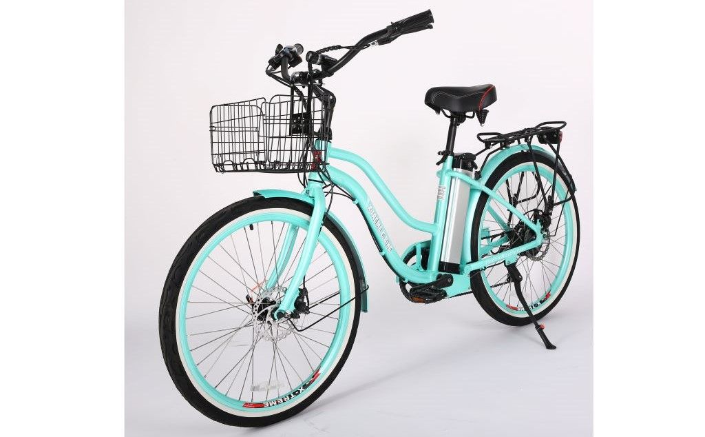 X-Treme  Malibu Beach Elite 24V  E-BIKE Mint Green