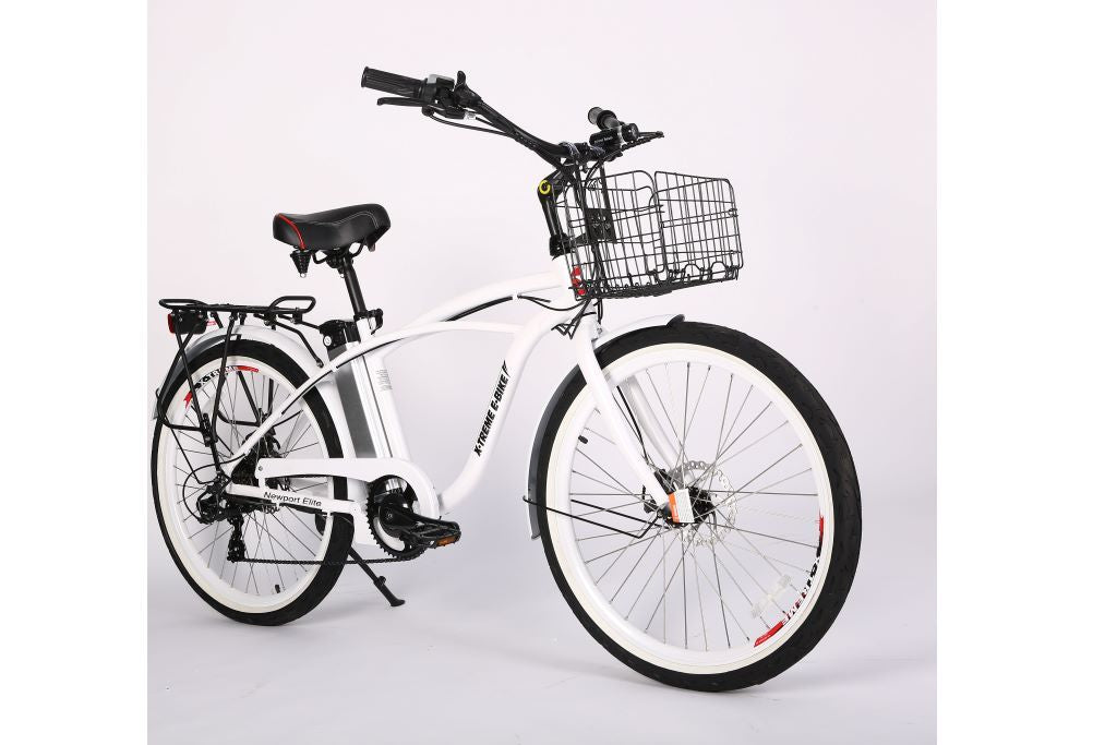 X-Treme Newport Beach Elite 24V  E-BIKE  Metallic White