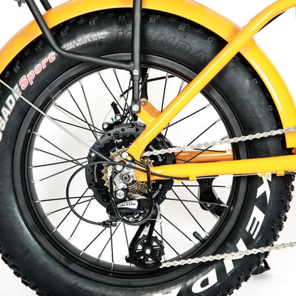 EUNORAU 20" Fat Tire Model E-FAT-STEP E-Bike(ORANGE)