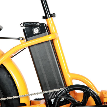 EUNORAU 20" Fat Tire Model E-FAT-STEP E-Bike(ORANGE)