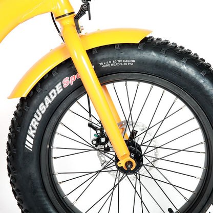 EUNORAU 20" Fat Tire Model E-FAT-STEP E-Bike(ORANGE)