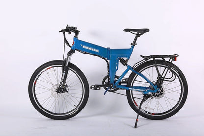 X-Treme X-Cursion Elite Max 36V Folding Mountain E-Bike  Metallic Blue