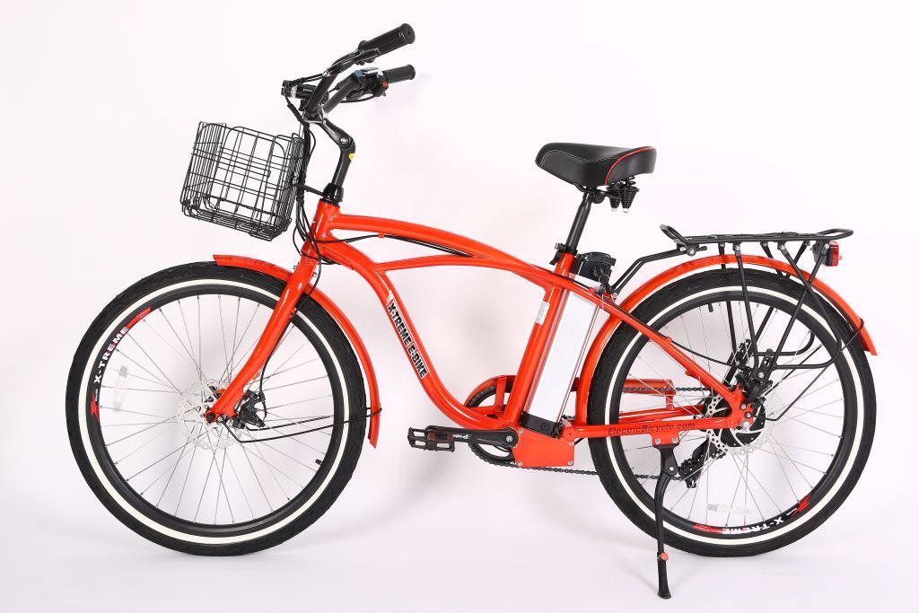 X-Treme Newport Beach Elite 24V  E-BIKE RED