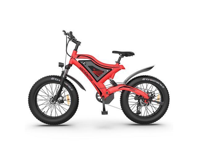 AOSTIRMOTOR Mini Electric Bicycle S18-MINI-Red