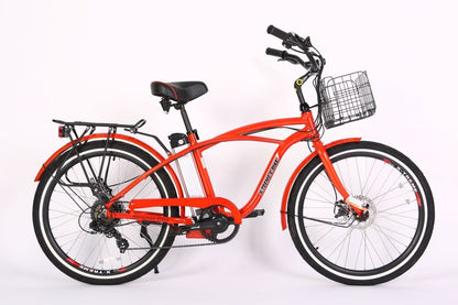 X-Treme Newport Beach Elite 24V  E-BIKE RED