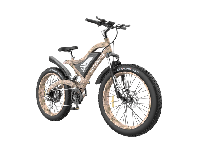 Aostirmotor Snakeskin Grain Powerful Electric Bike S18-1500W