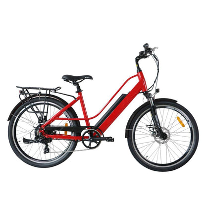 EUNORAU 26"City Model E-TORQUE  E-Bike(RED)