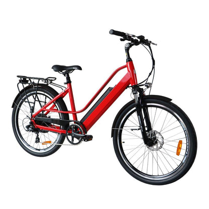 EUNORAU 26"City Model E-TORQUE  E-Bike(RED)