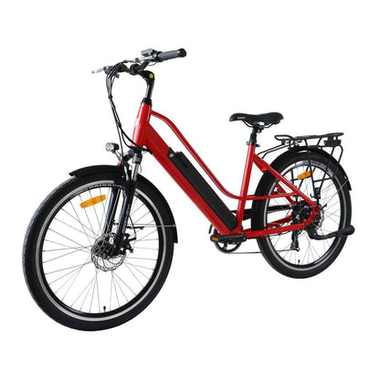 EUNORAU 26"City Model E-TORQUE  E-Bike(RED)