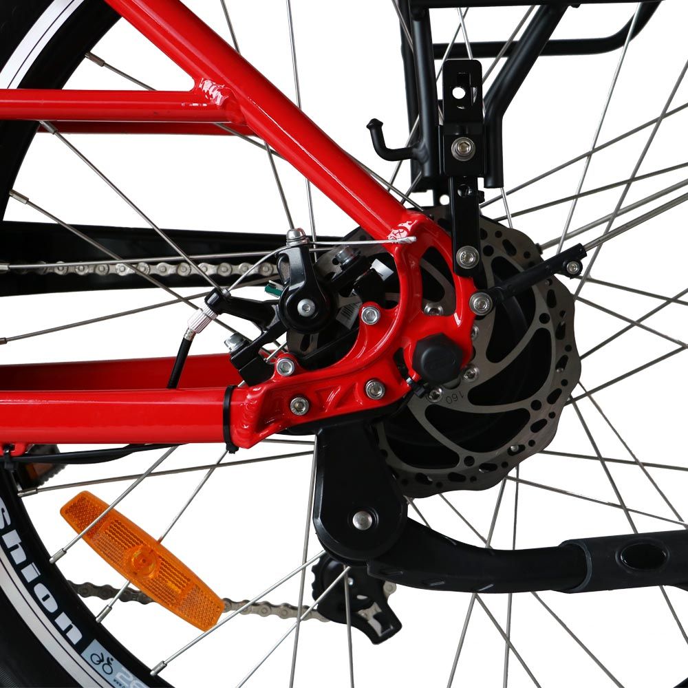 EUNORAU 26"City Model E-TORQUE  E-Bike(RED)