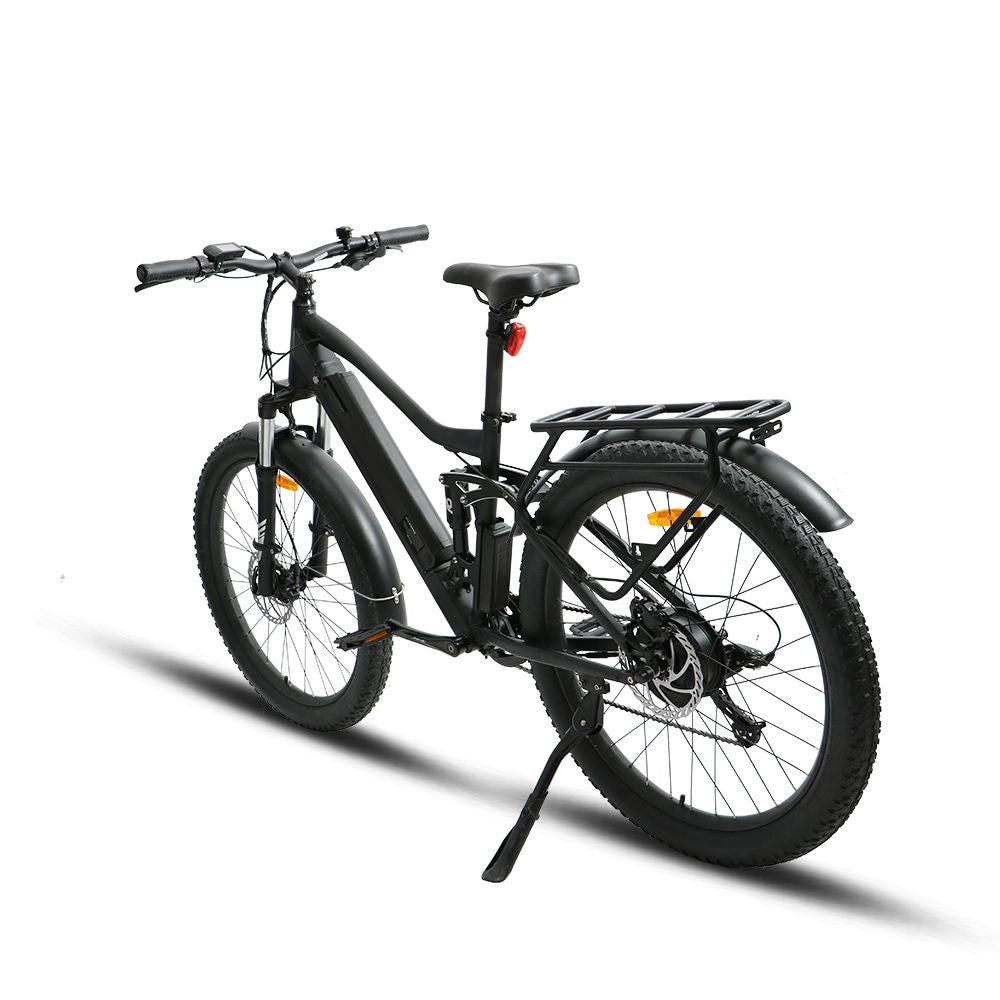 EUNORAU 27.5" Fat Tire Model UHVO E-Bike (BLACK)