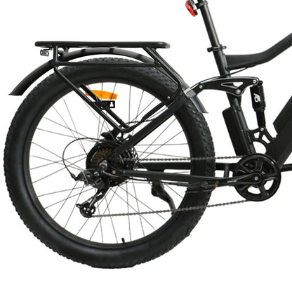 EUNORAU 27.5" Fat Tire Model UHVO E-Bike (BLACK)