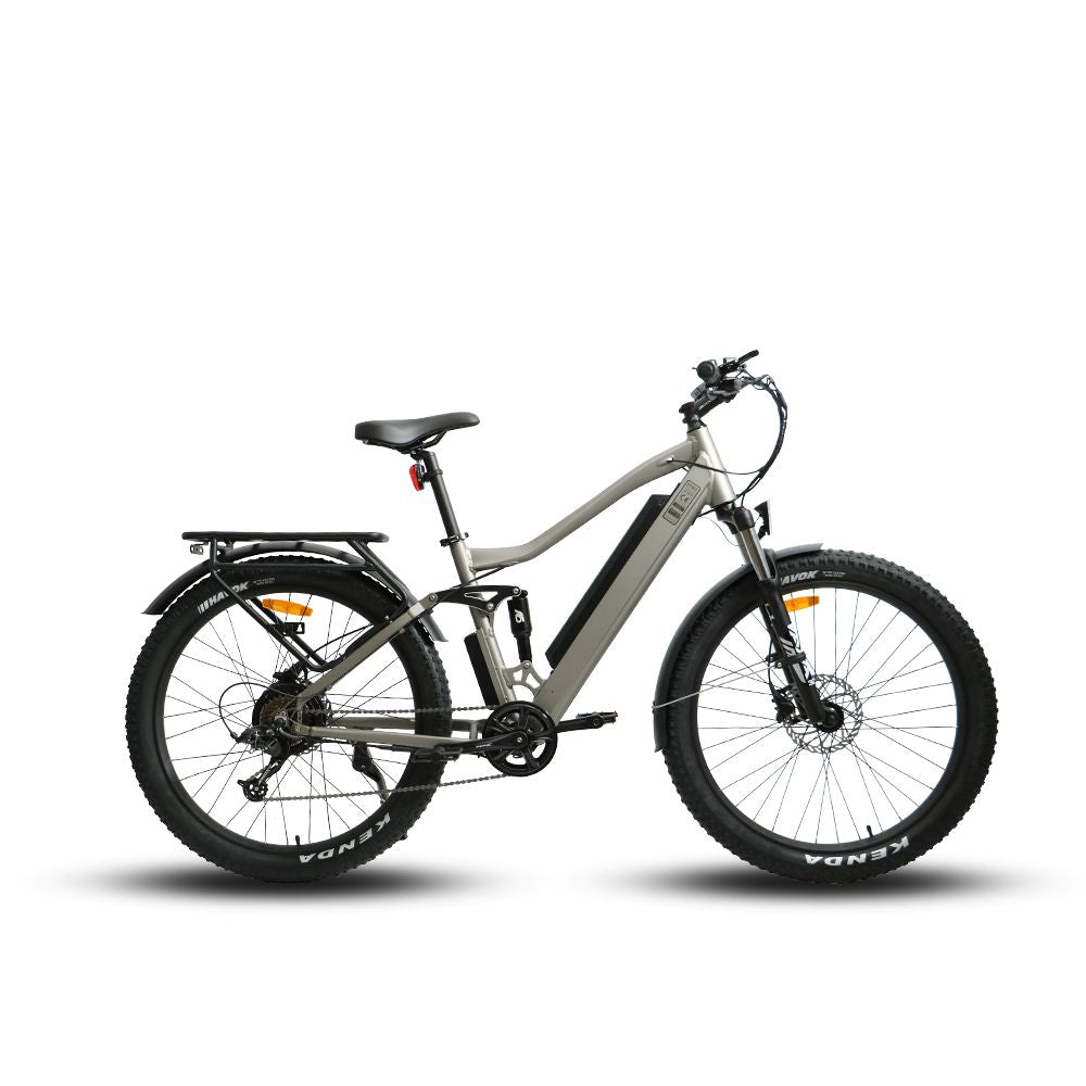 EUNORAU 27.5" Fat Tire Model UHVO E-Bike (GREY)